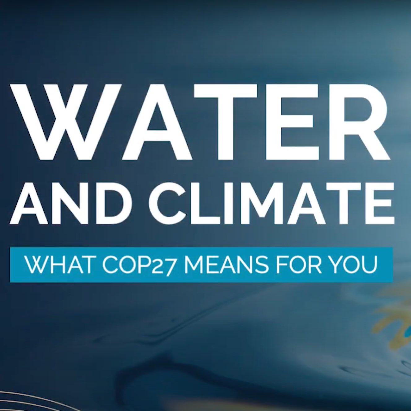 COP27: 5 take-aways for the water sector