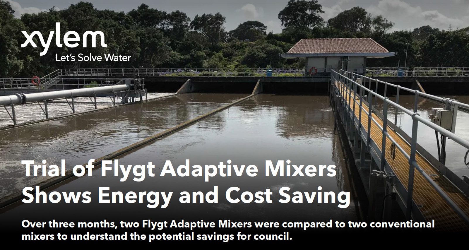 Trial of Flygt Adaptive Mixers Shows Energy and Cost Saving - banner image