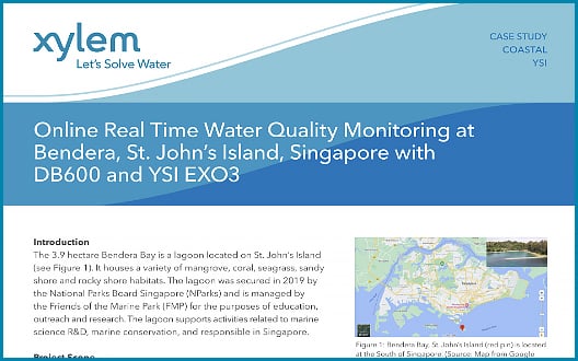 Online Real-Time Water Quality Monitoring in Singapore with DB600 and EXO3